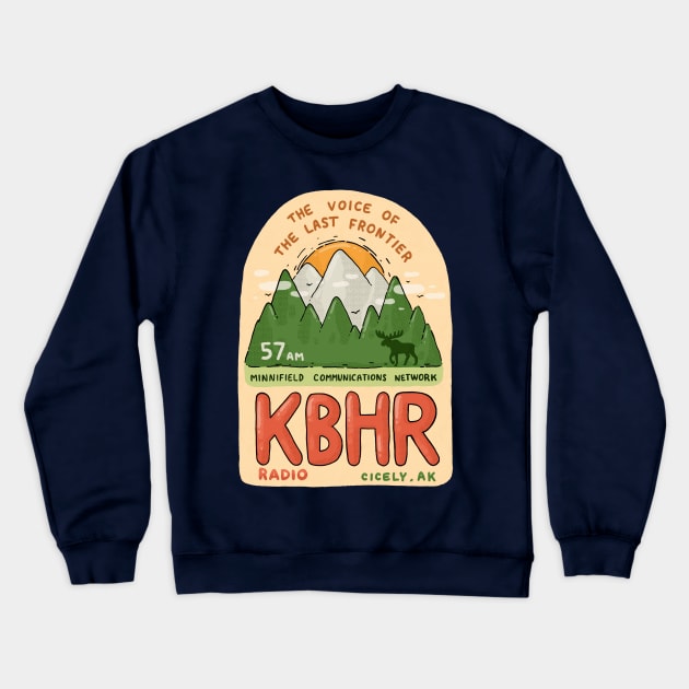 KBHR radio Crewneck Sweatshirt by Tania Tania